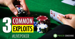 Exploits in Live Tournament Poker