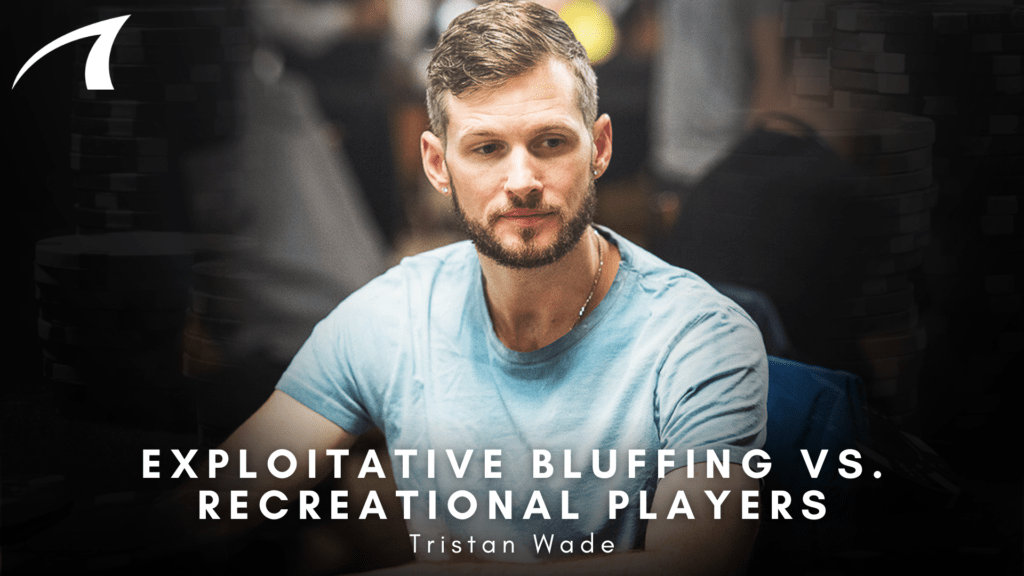 Portrait of a man with a beard at a poker table, stacks of chips blurred in the background, with bold article title overlaid.