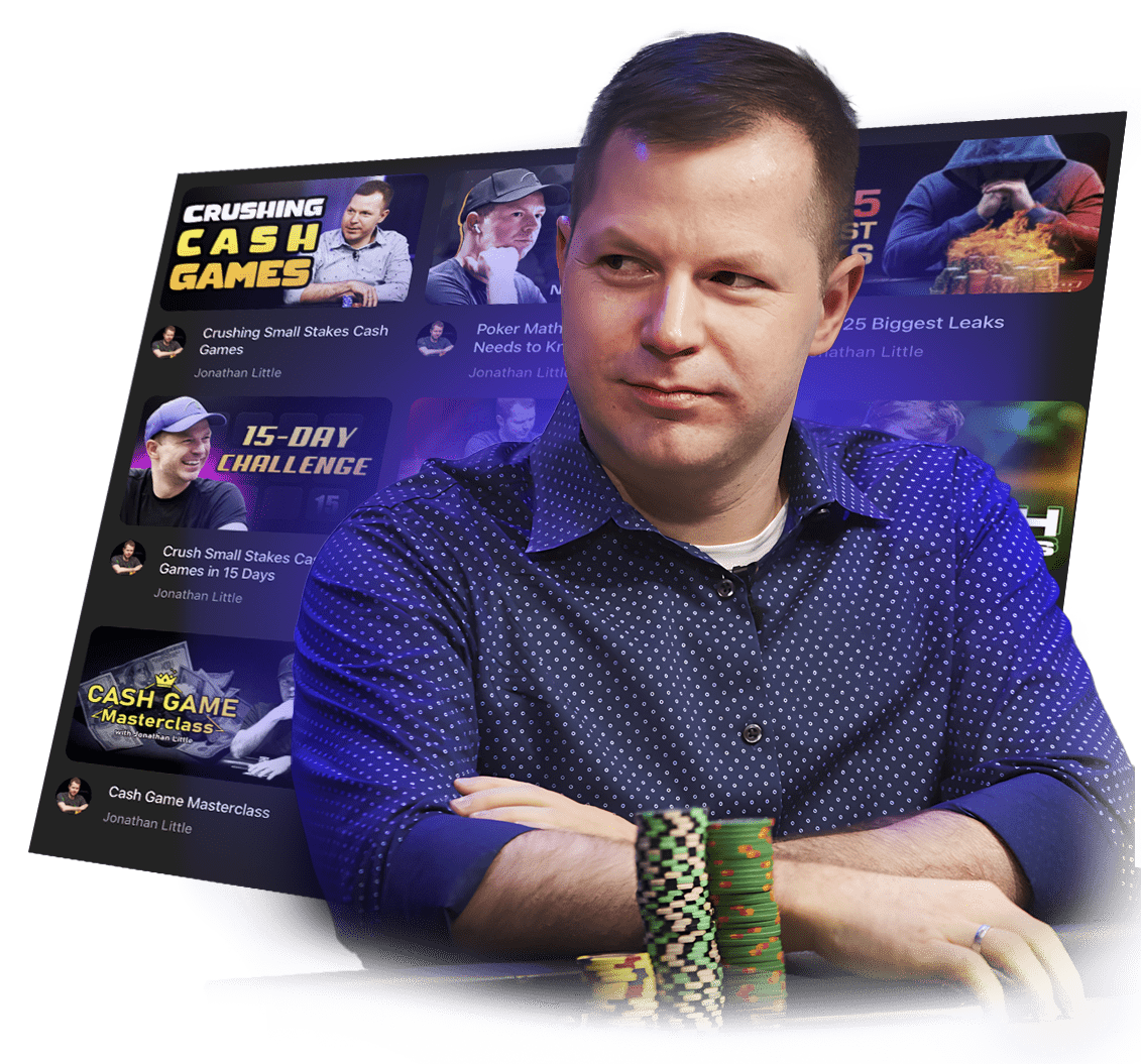 Jonathan Little at the poker table